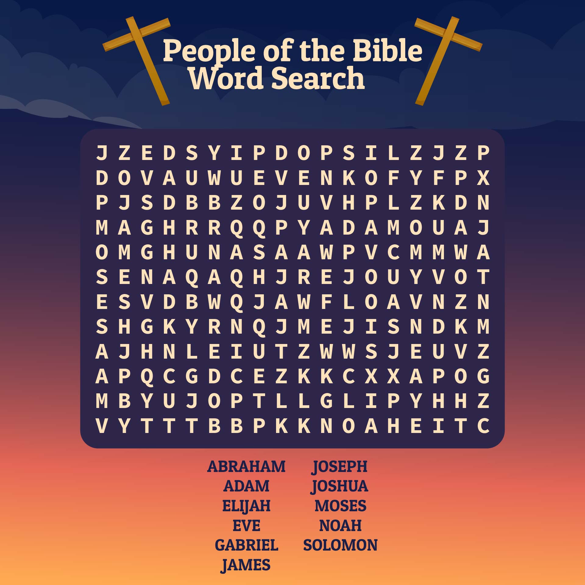 Post Church Word Searches Printables 302360