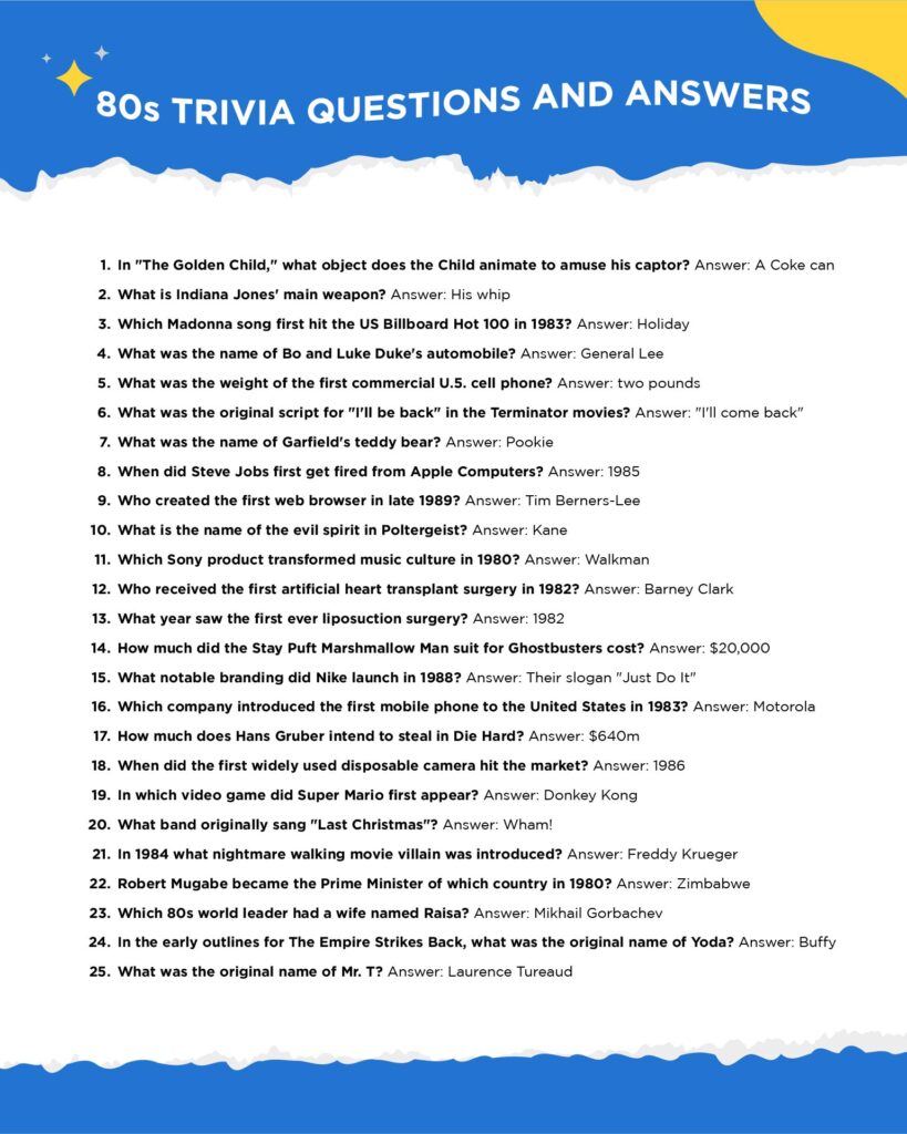 Post Free Printable Trivia Questions And Answers 167003