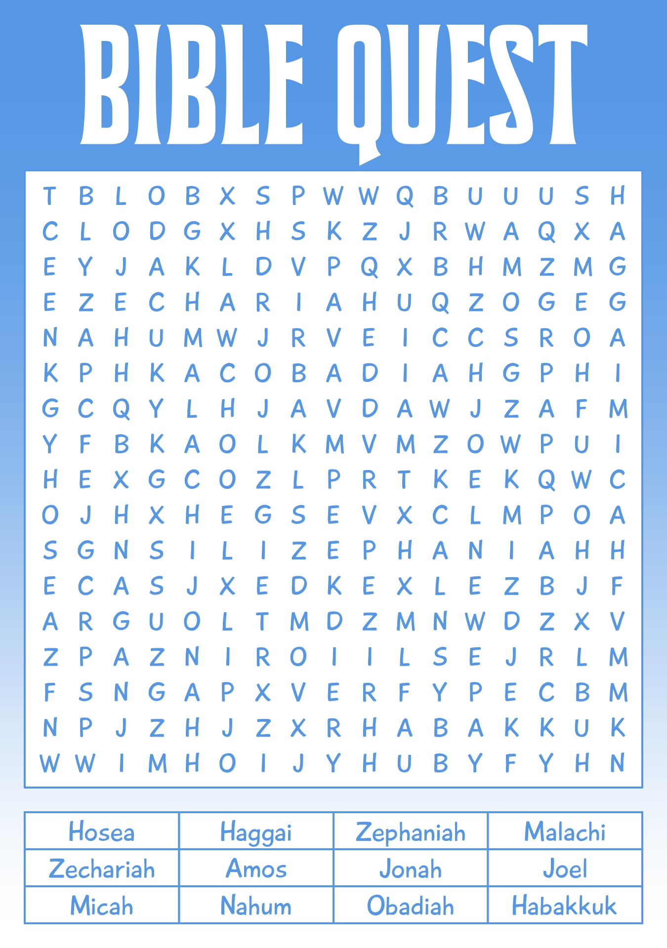 Post Printable Bible Word Search Games 21686
