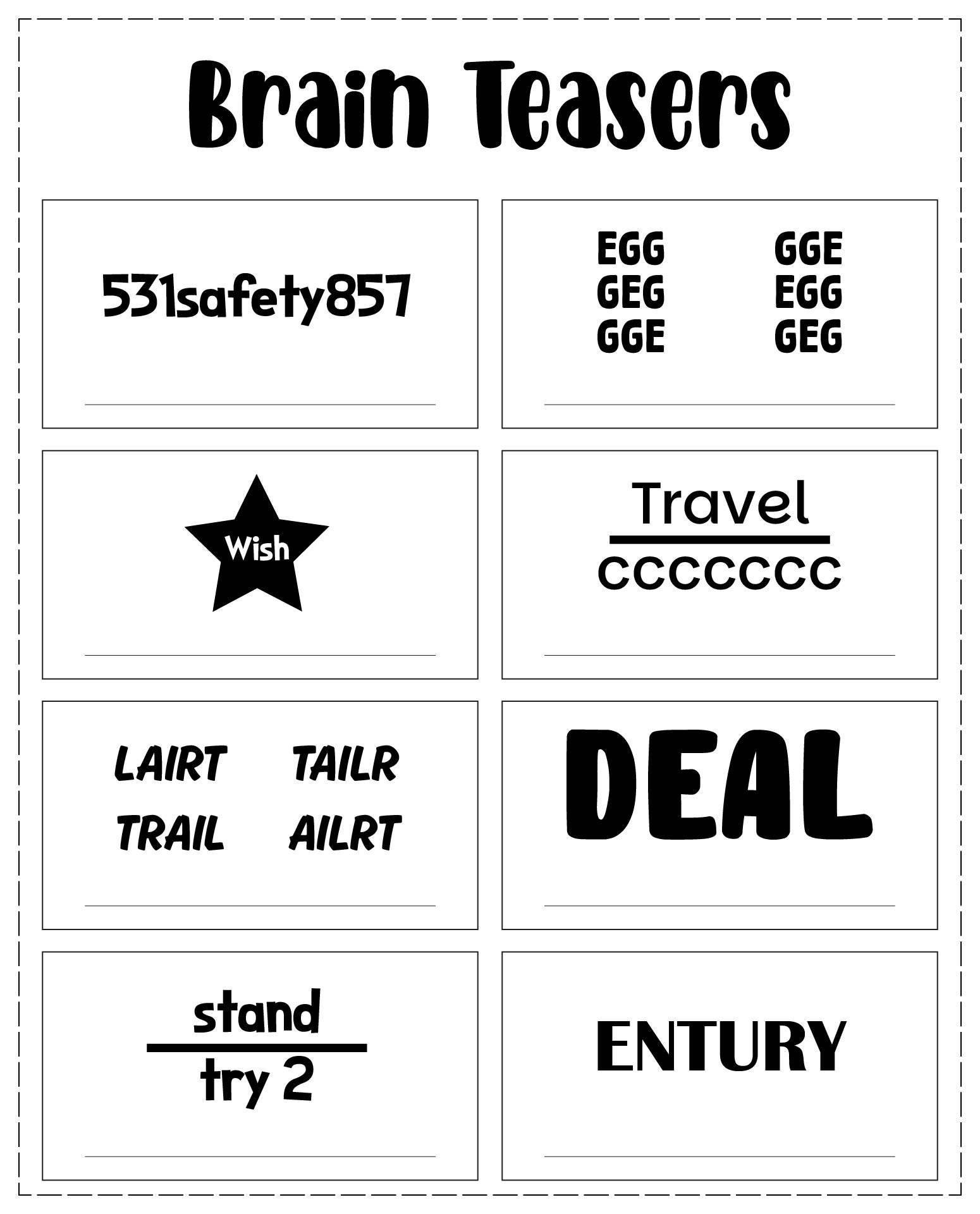 Post Printable Brain Teasers For Seniors 177001 Post Printable Brain Teasers For Seniors 177001