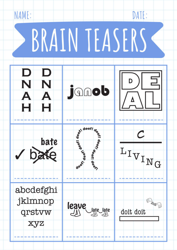 Post Printable Brain Teasers For Seniors 177001