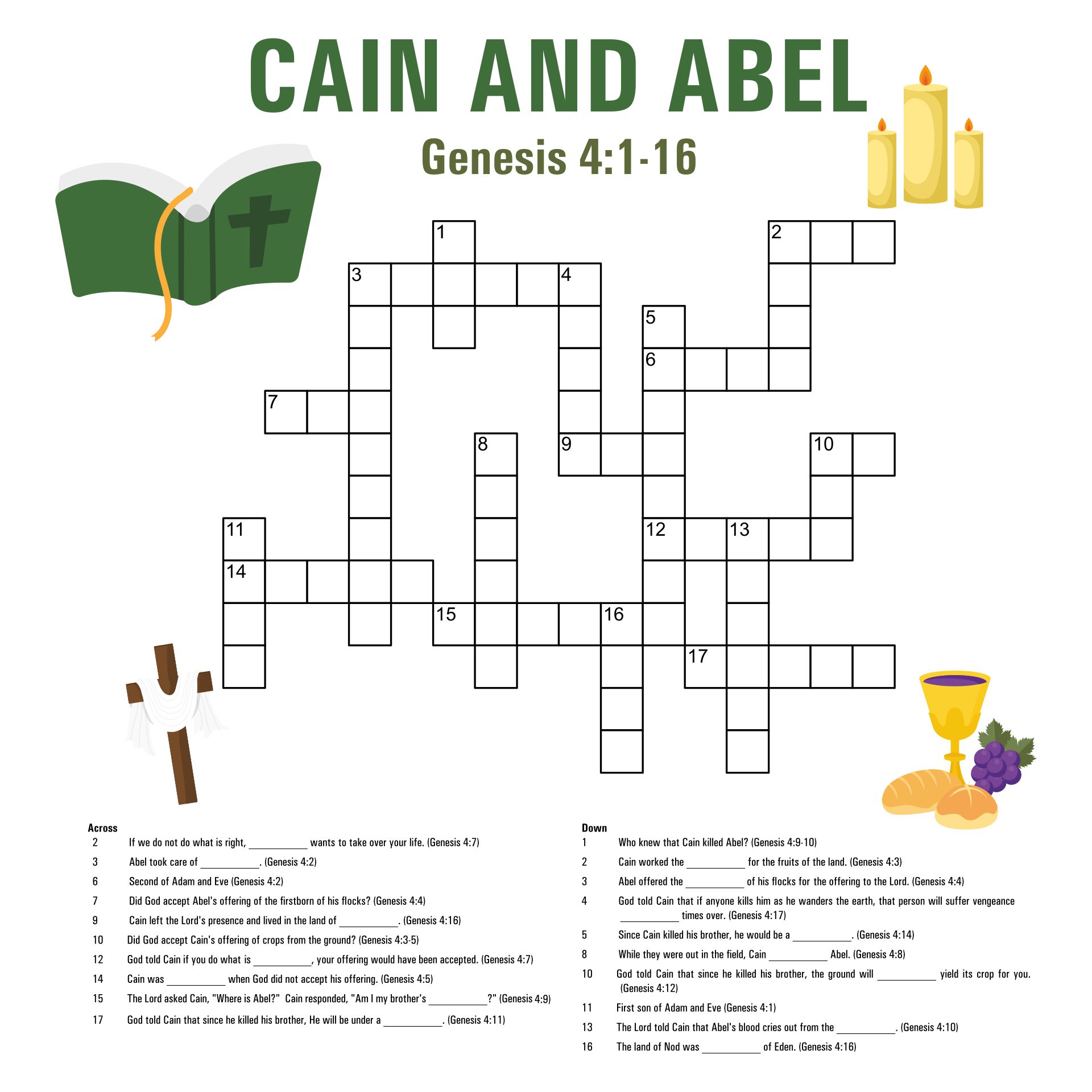 Post Printable Christian Crossword Puzzles 302610
