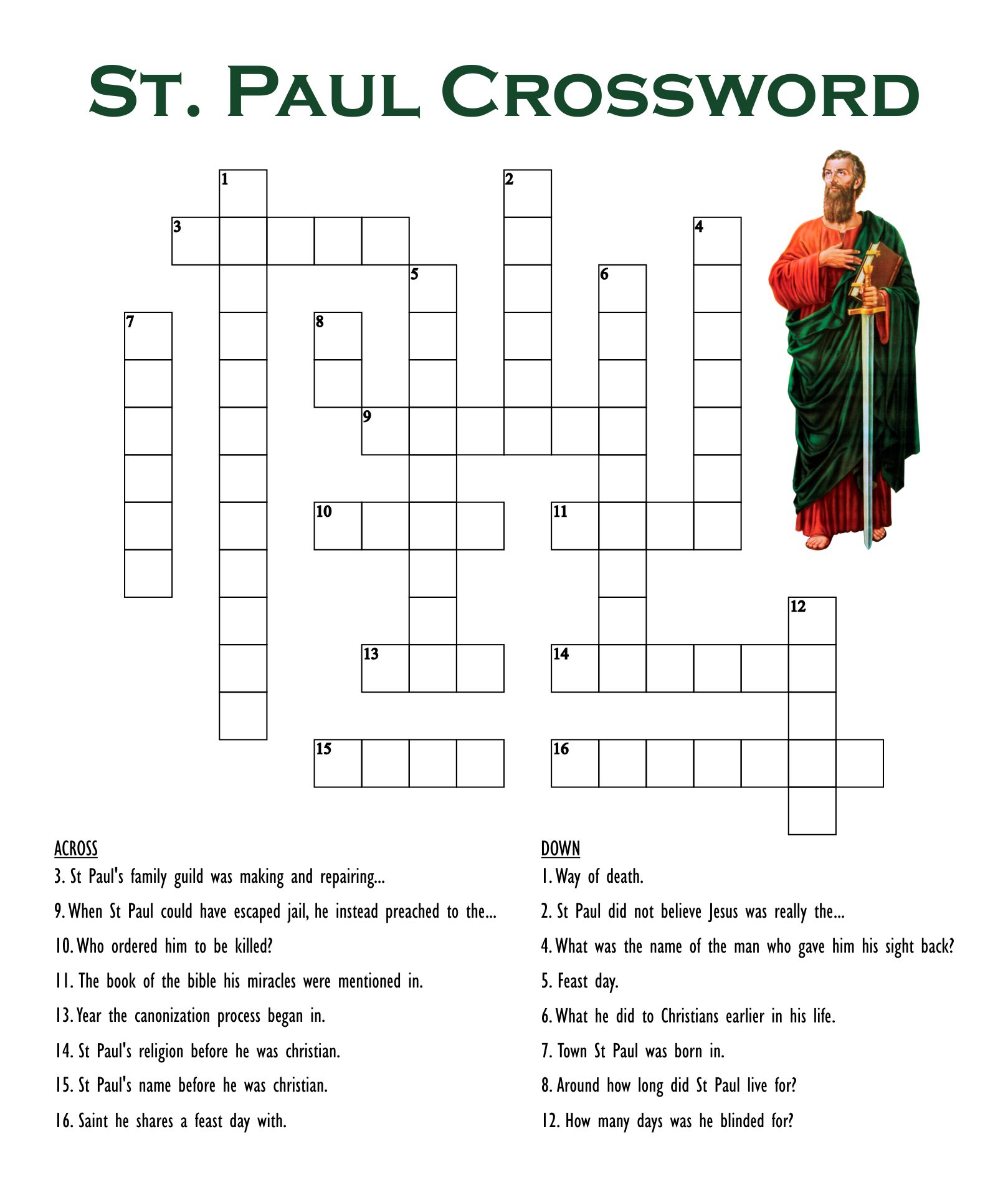 Post Printable Christian Crossword Puzzles 302610