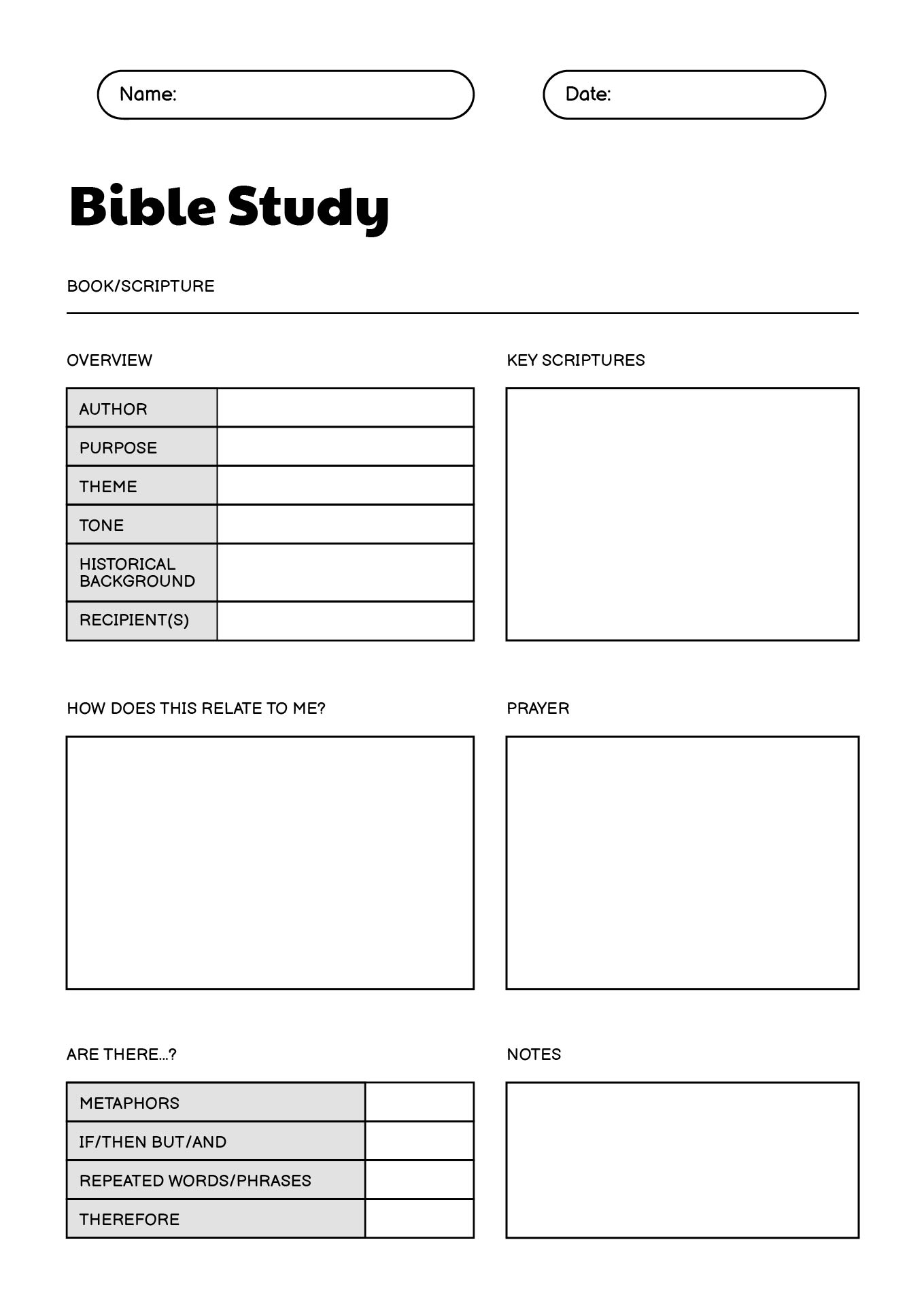 Post Printable Teen Bible Study Worksheets 97775