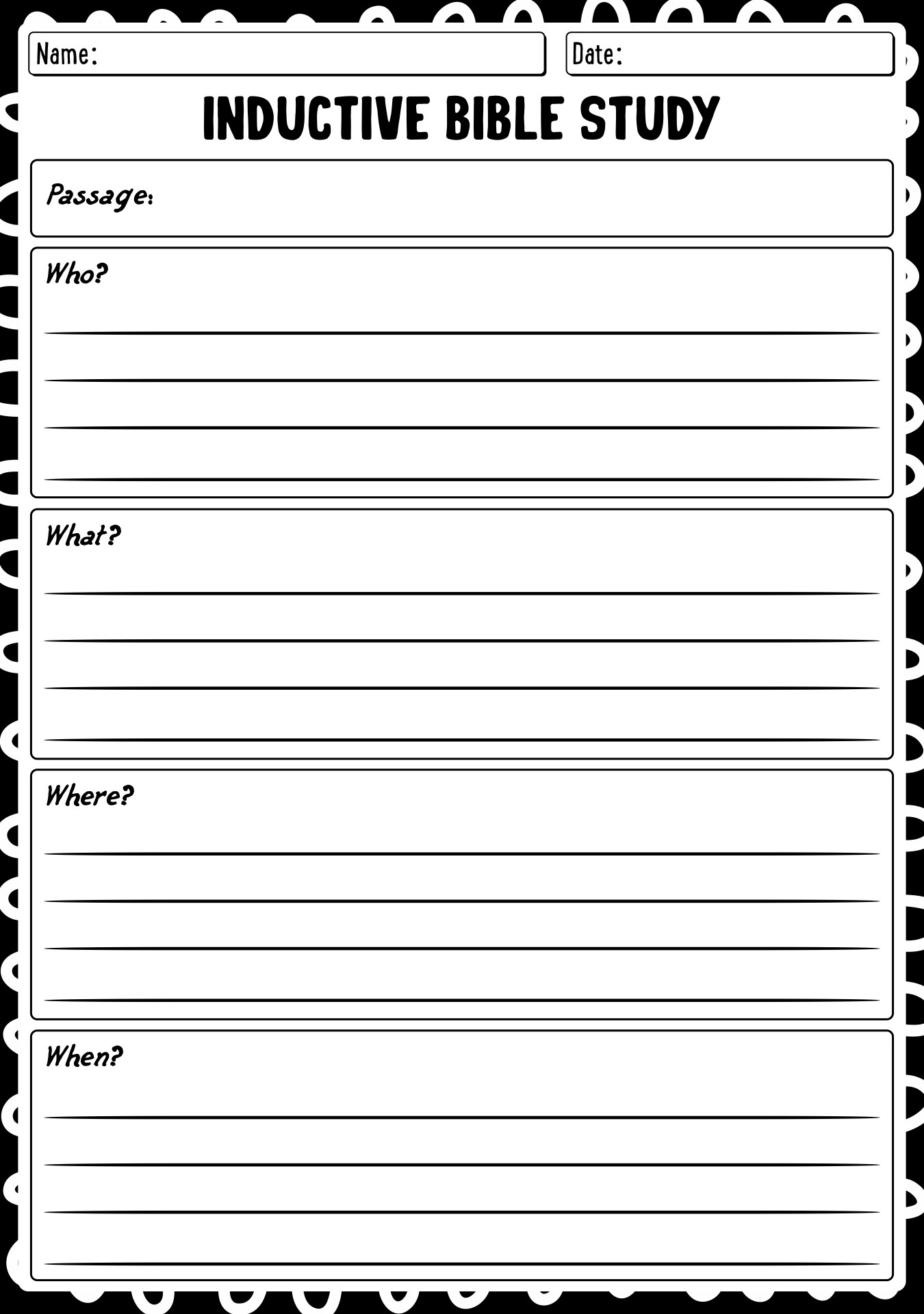 Post Printable Teen Bible Study Worksheets 97775
