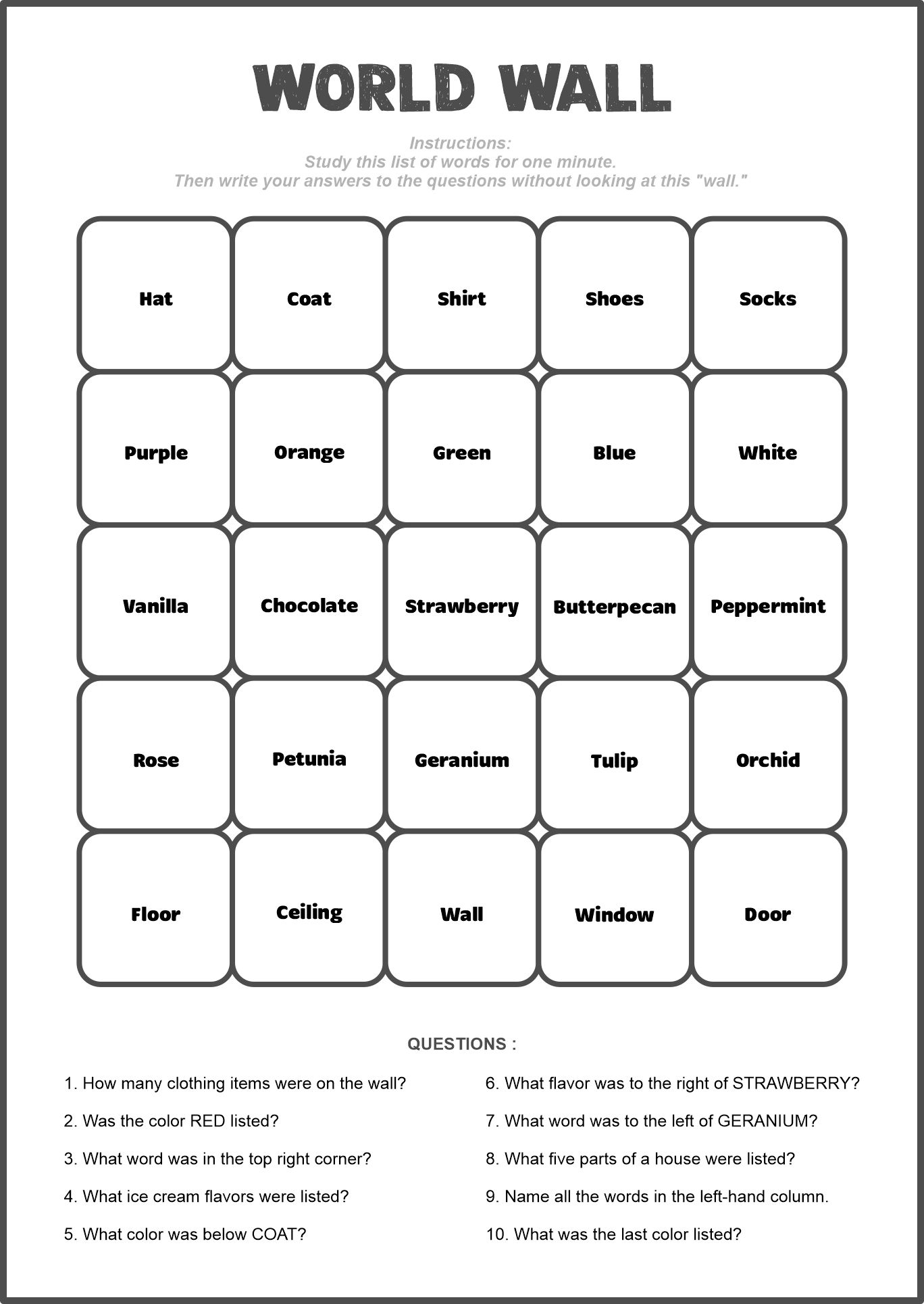 Post Printable Worksheets For Elderly 177829