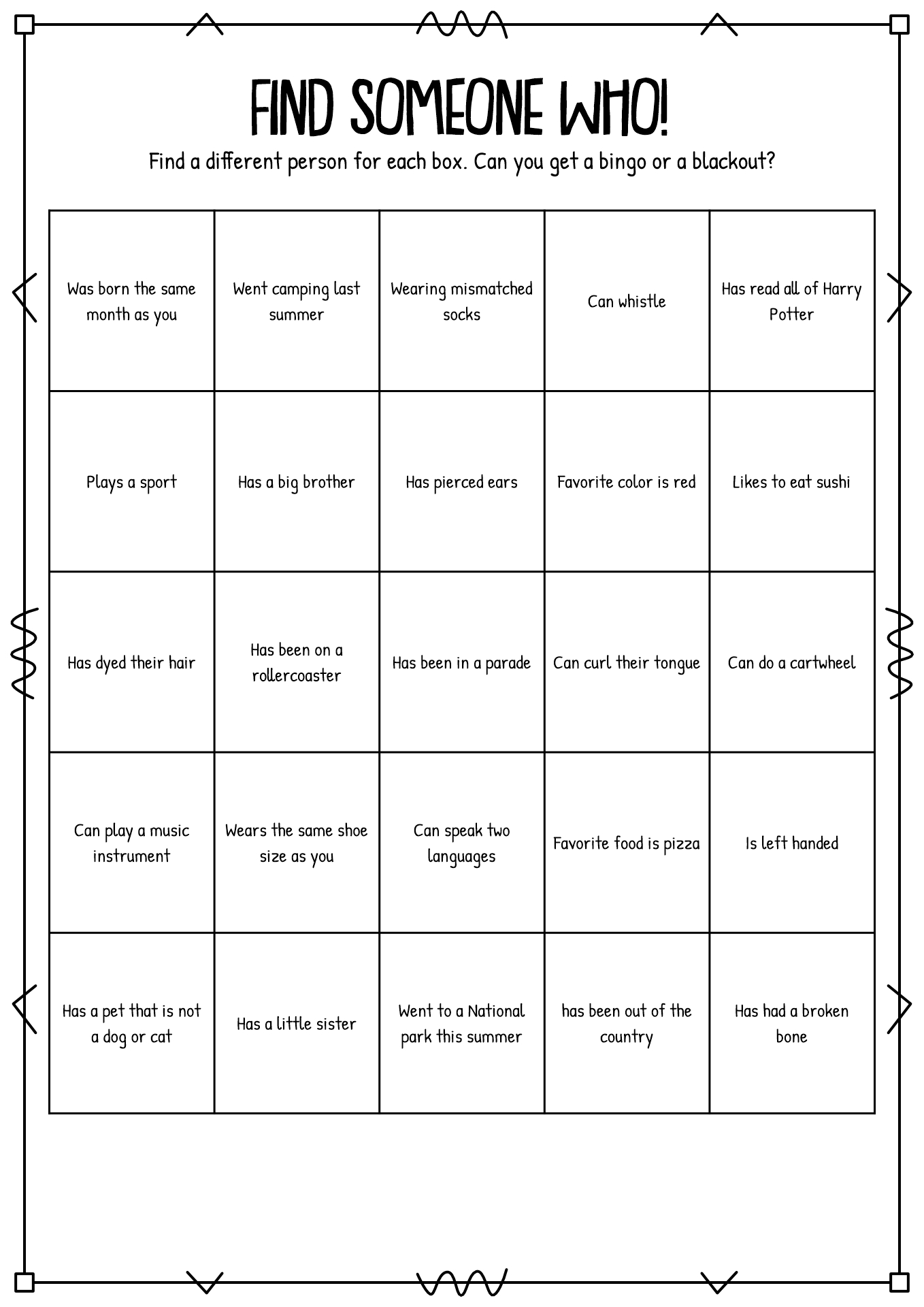 Post Student Getting To Know You Worksheet 300046