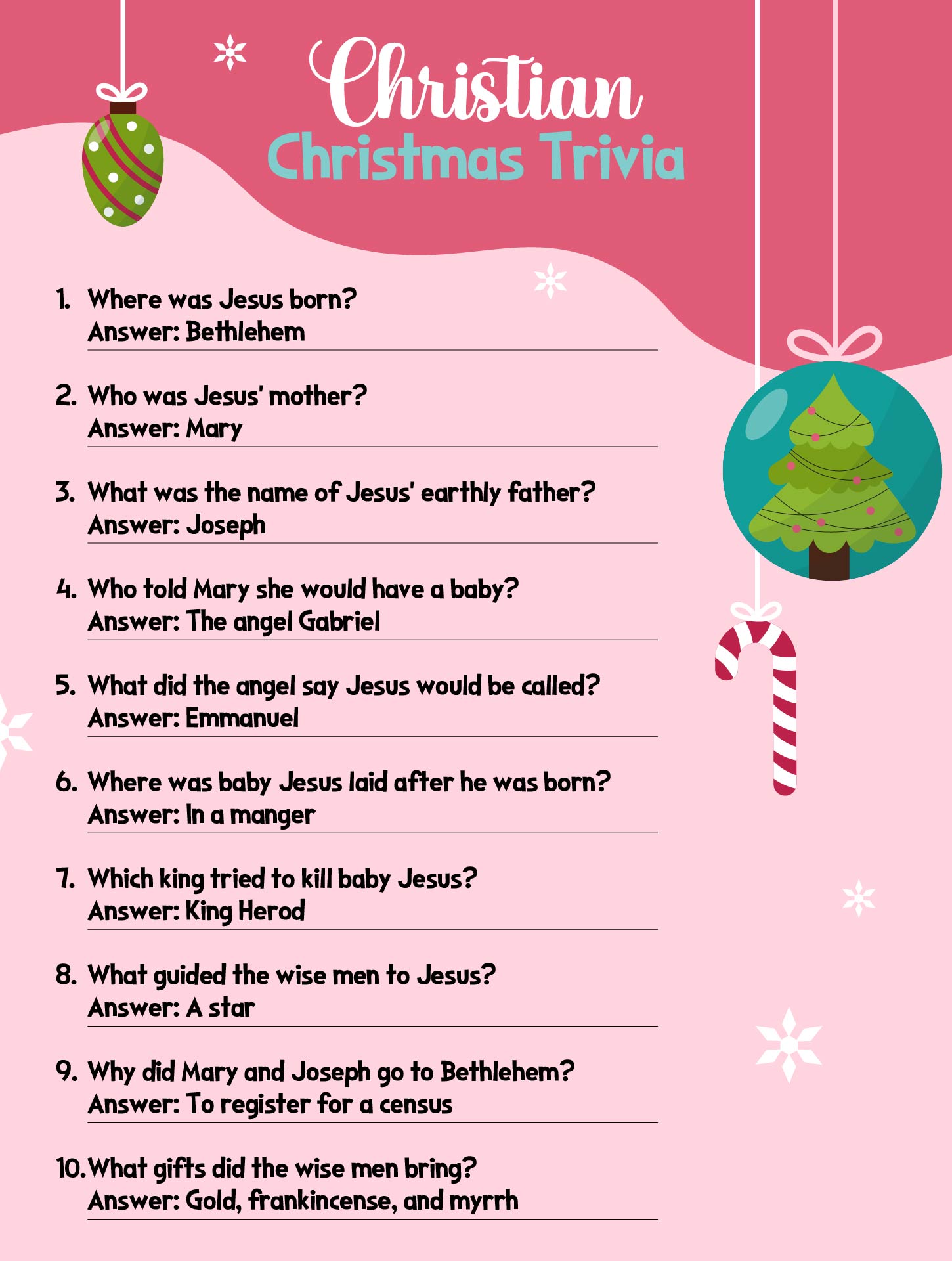 Post Youth Bible Trivia Questions Printable 155700