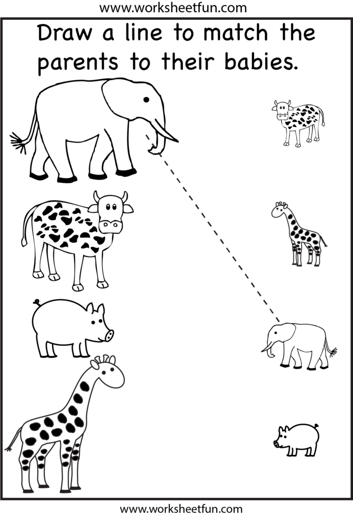 Preschool Matching Worksheets