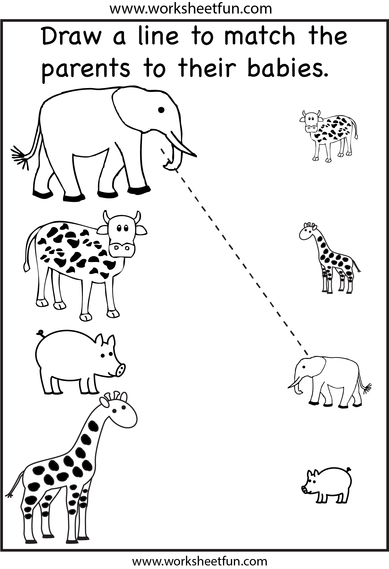 Preschool Matching Worksheets