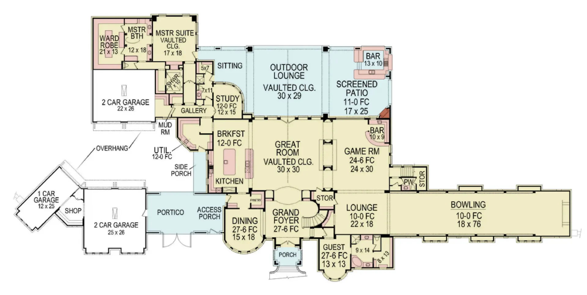 Prestonshire House Plan 1