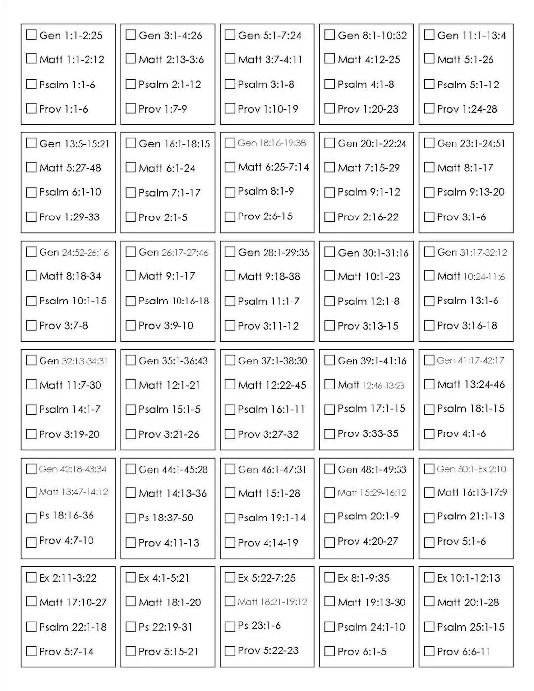 Printable Bible Reading Plan Read The Printable Bible Reading Plan Read The