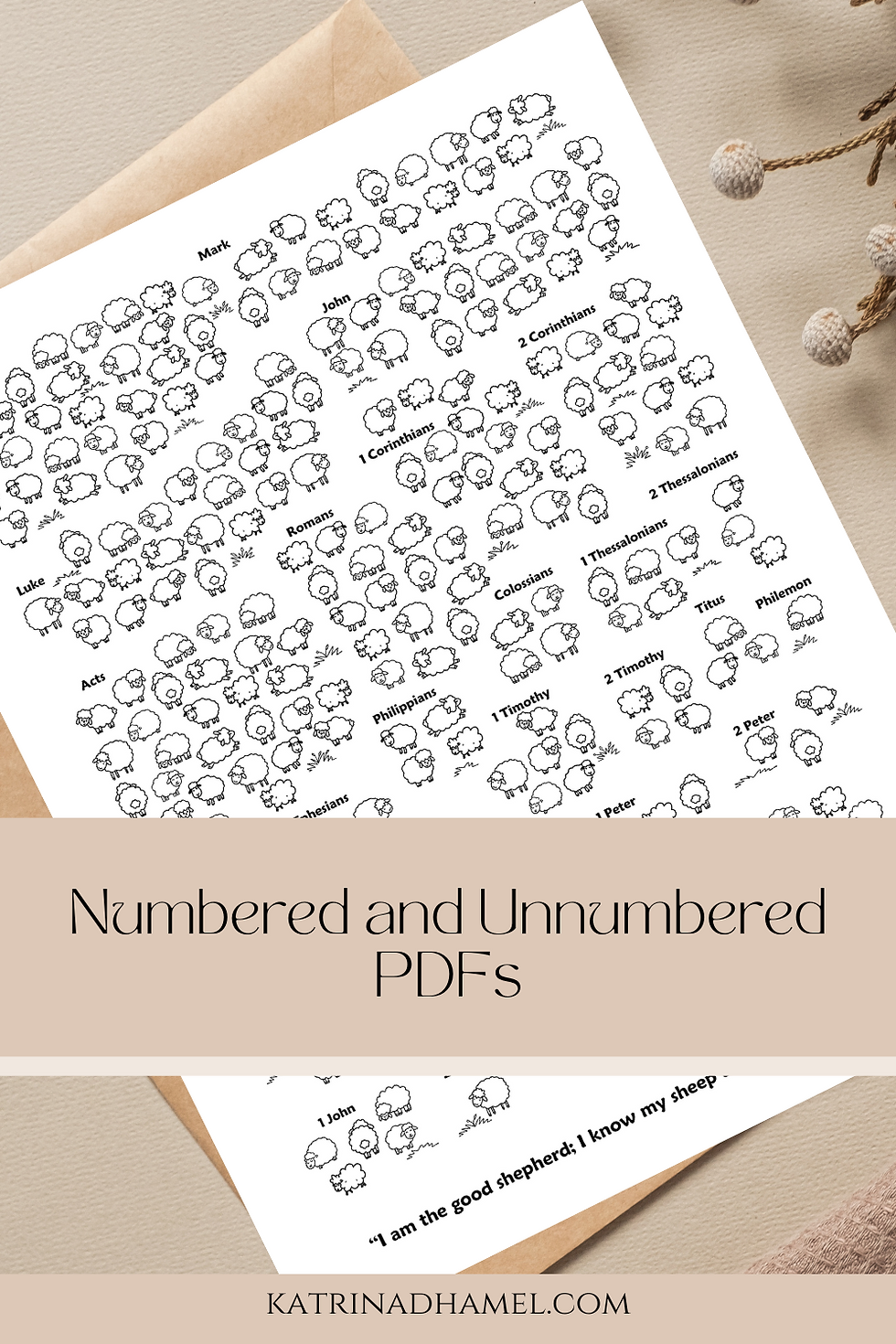 Printable Bible Reading Trackers