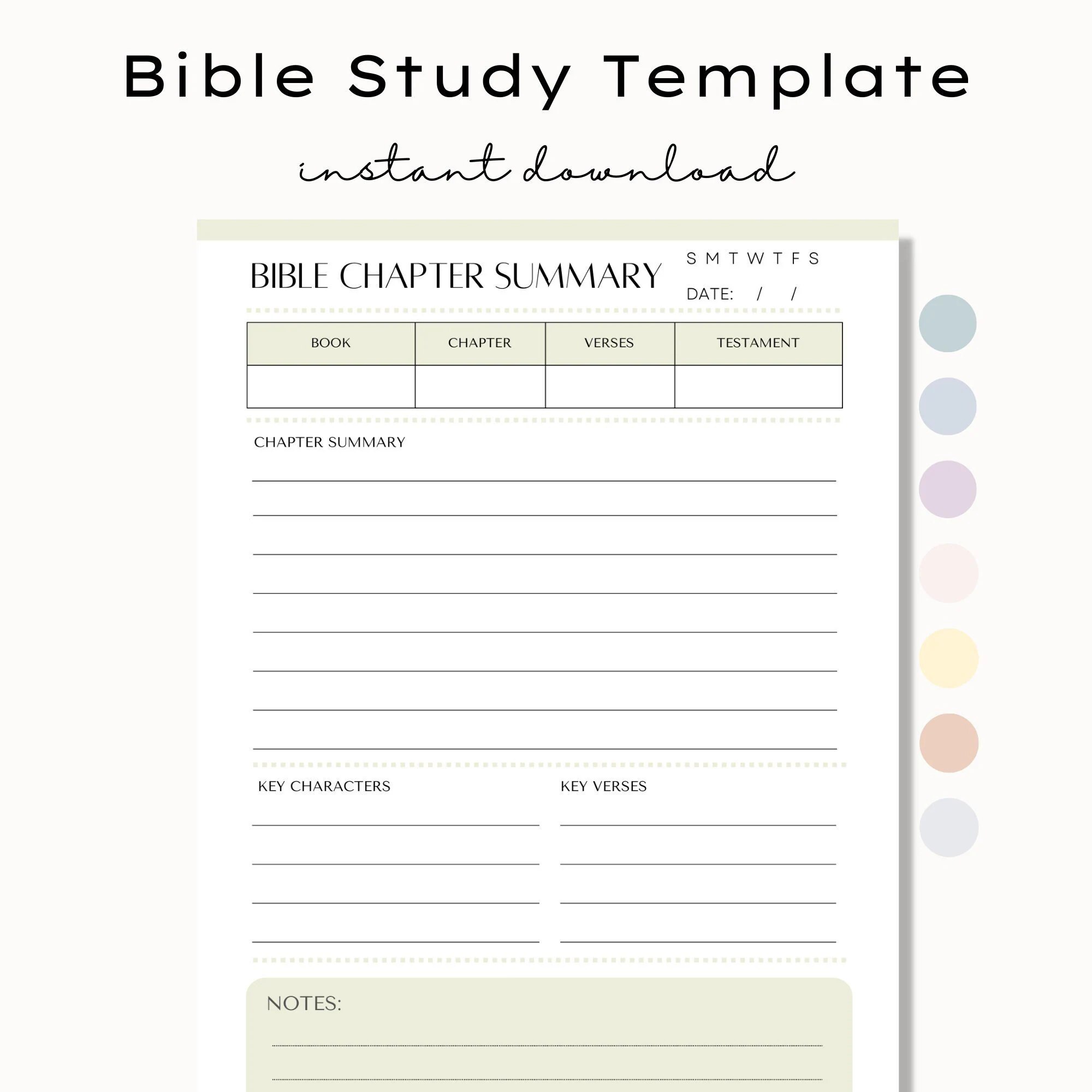 Printable Bible Study Template Bible Printable Bible Study Template Bible