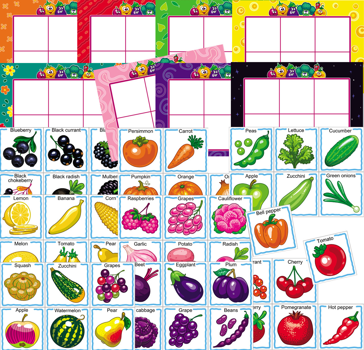 Printable Fruit Vegetable Color Sorting Activity 23213 Printable Fruit Vegetable Color Sorting Activity 23213
