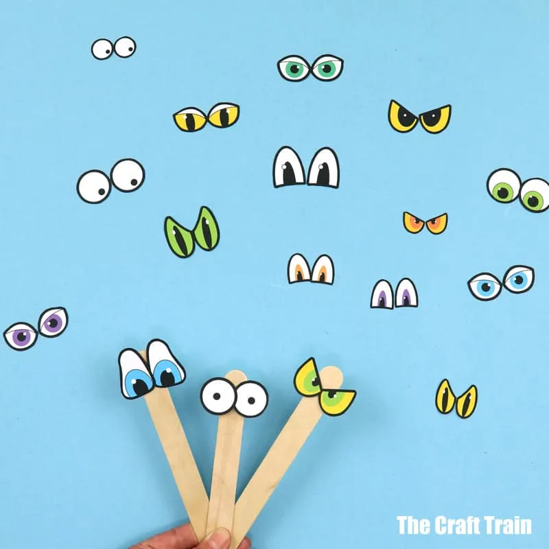 Printable Halloween Eyes