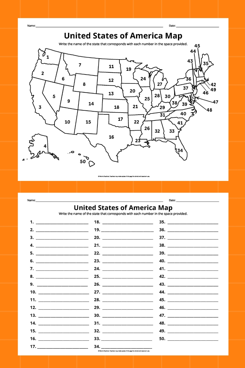 Printable Map Of The United States Printable Map Of The United States