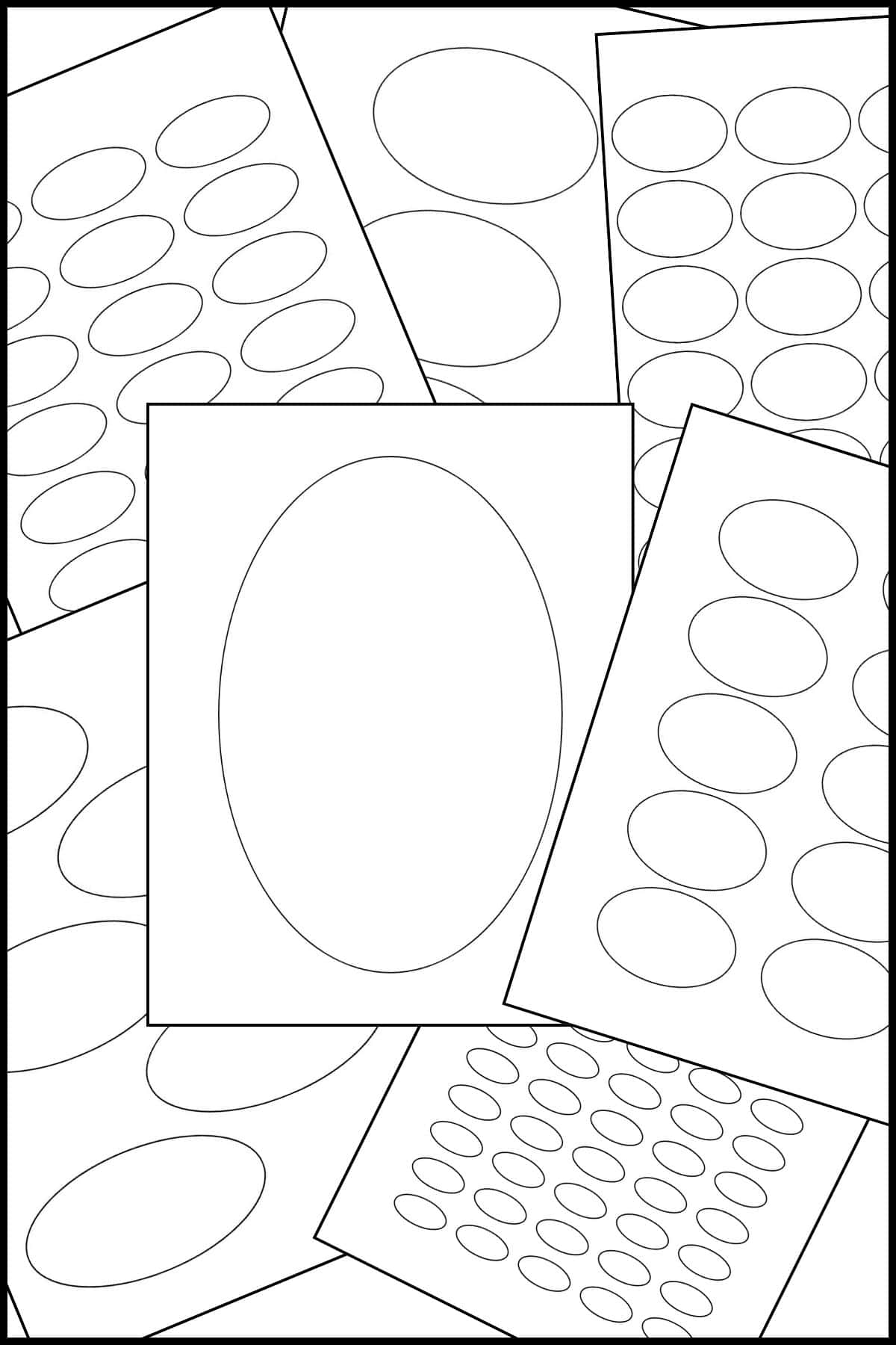 Printable Oval Template