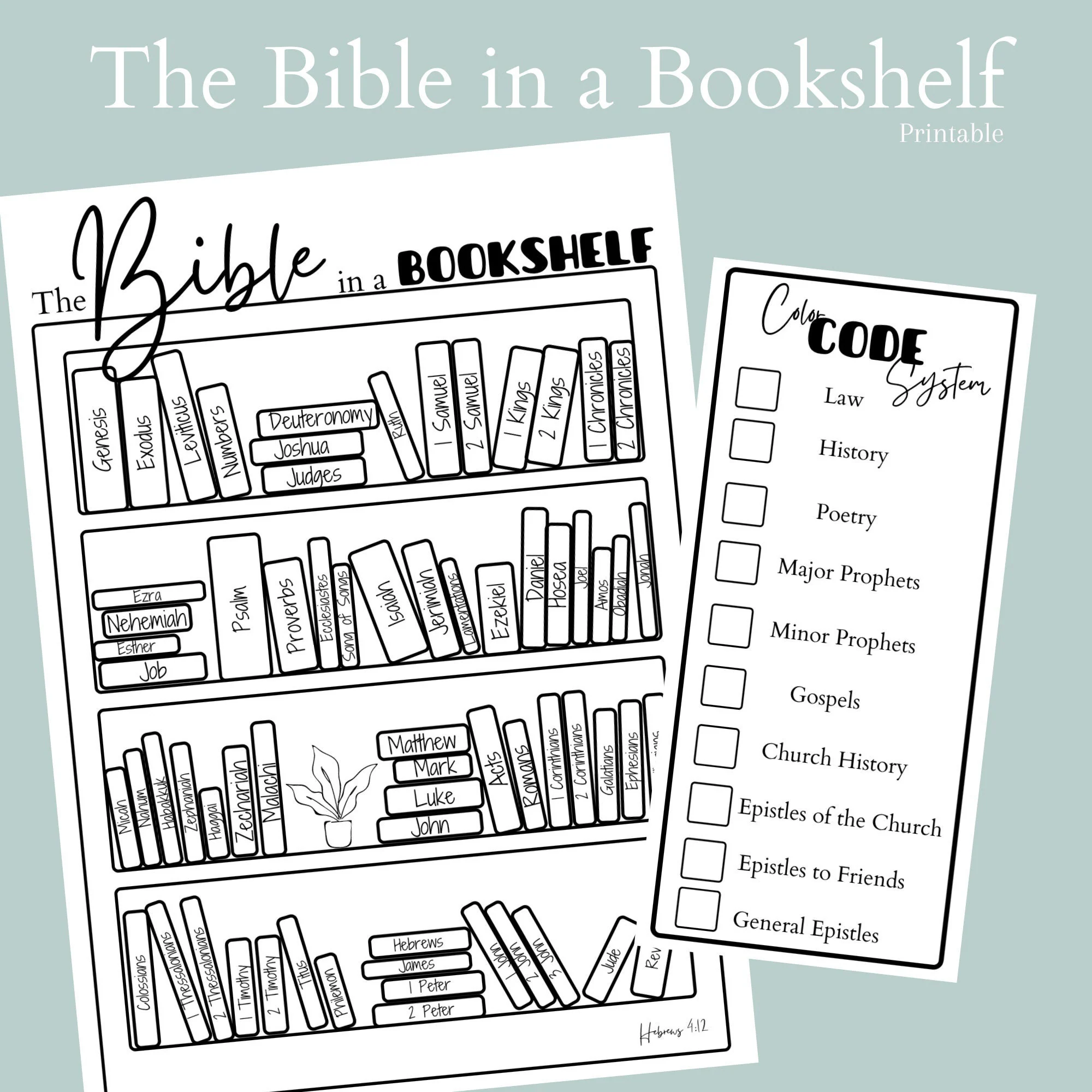 Printable Pdf The Bible In A Bookshelf