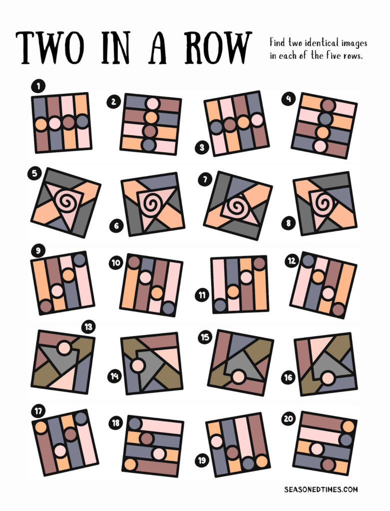 Printable Senior Puzzles