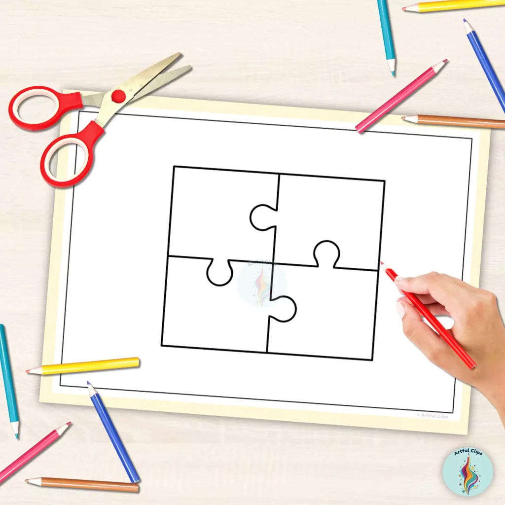 Puzzle Piece Template