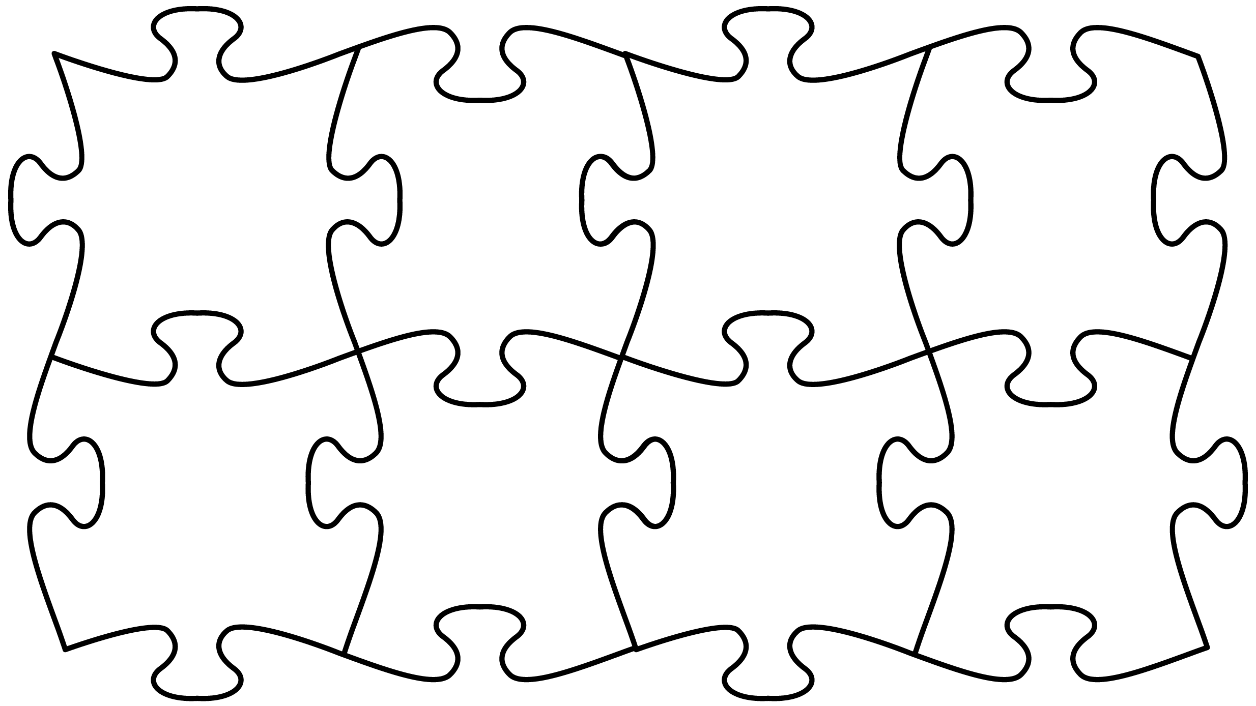 Puzzle Pieces Printable Template