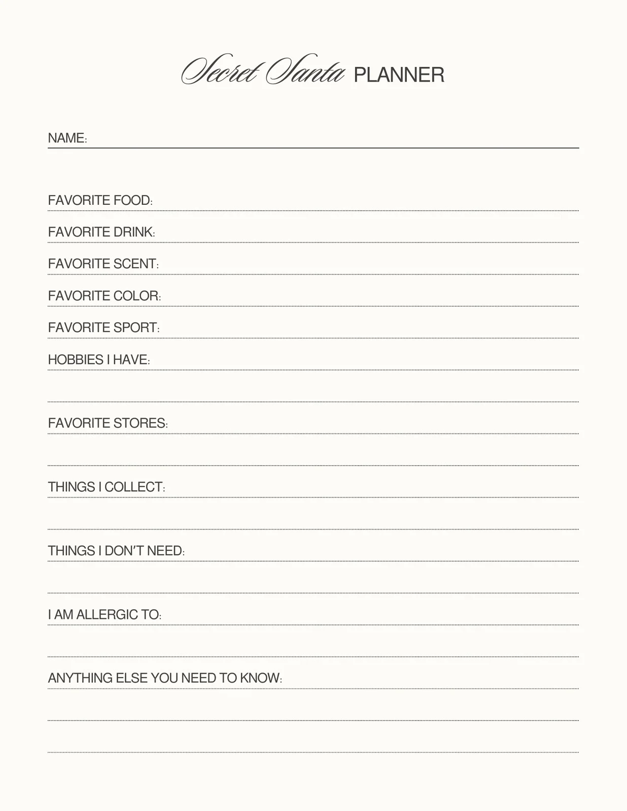 Questionnaire