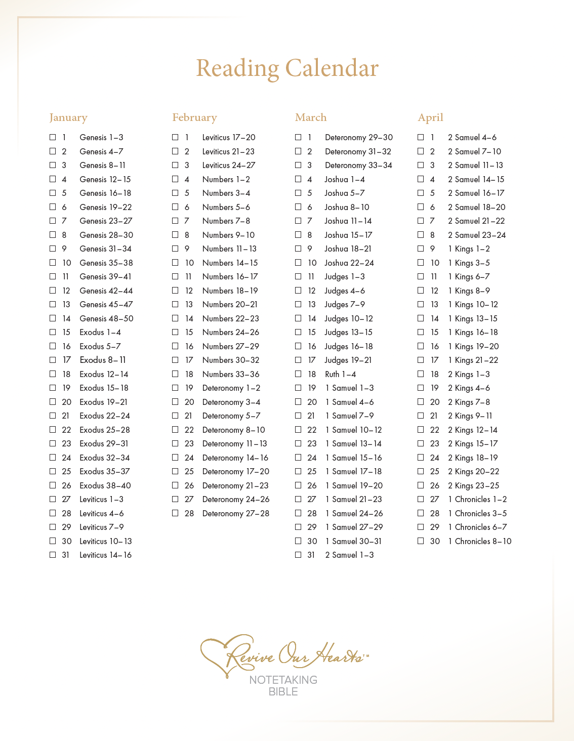 Reading Plans