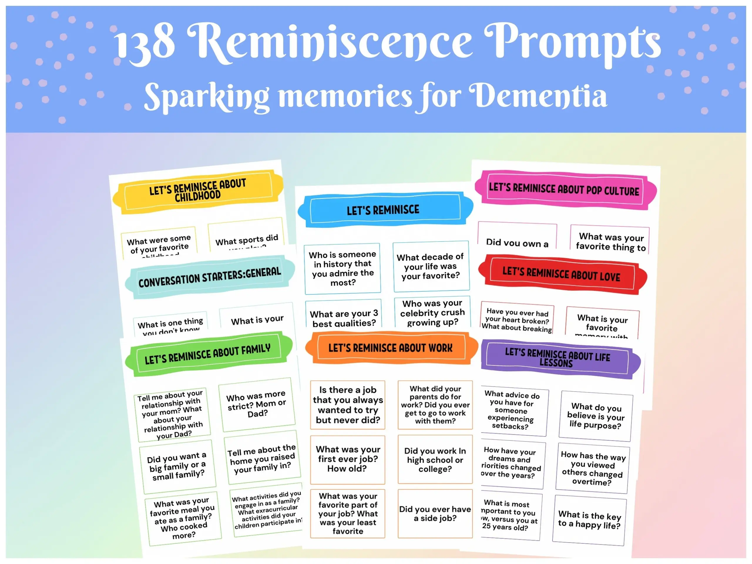 Reminiscence Activity For Dementiamemory