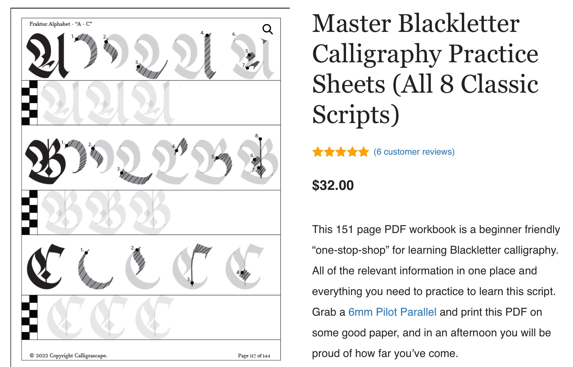 Review Calligrascape Blackletter Review Calligrascape Blackletter