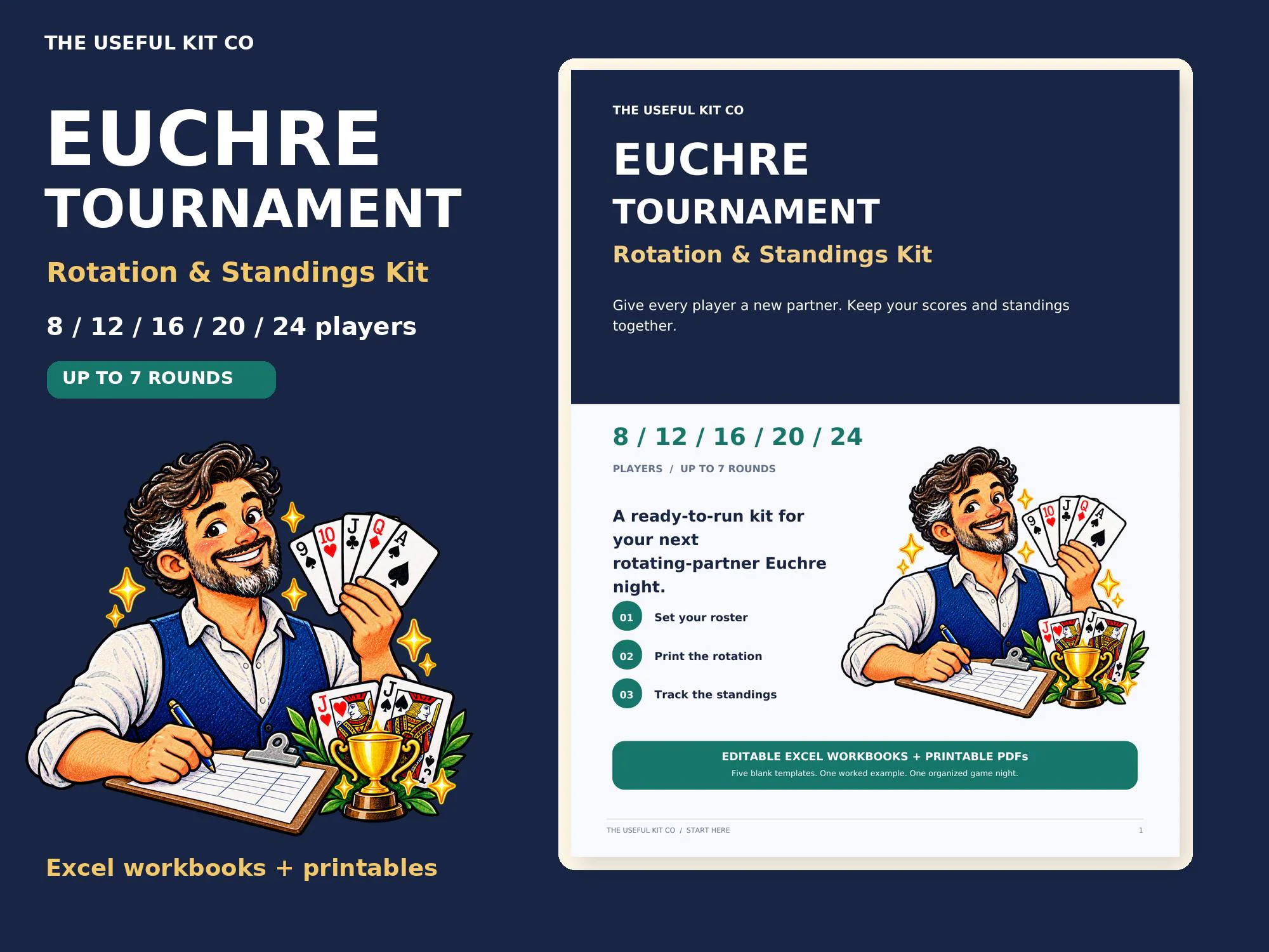 Score Sheets For 8 Player Euchre