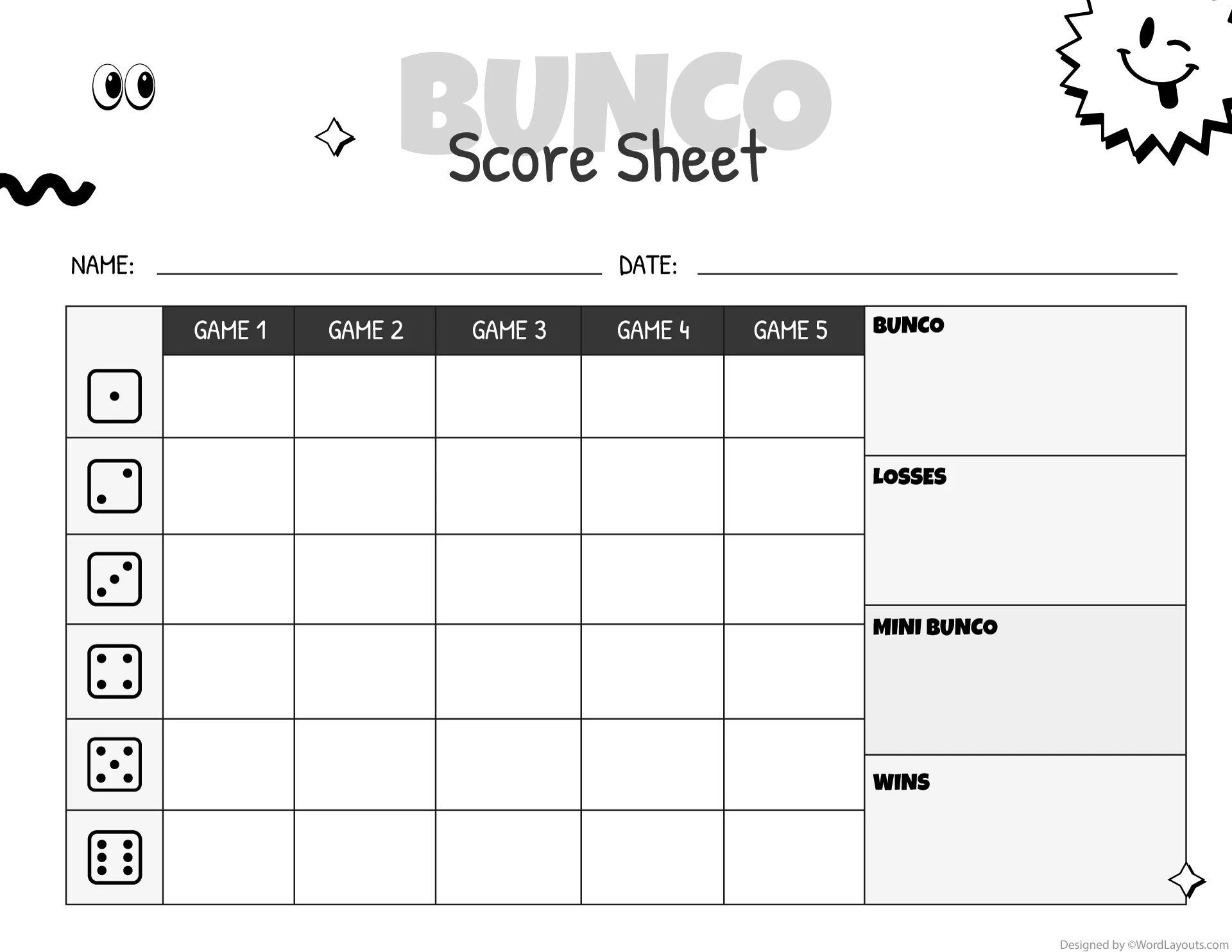 Score Sheets