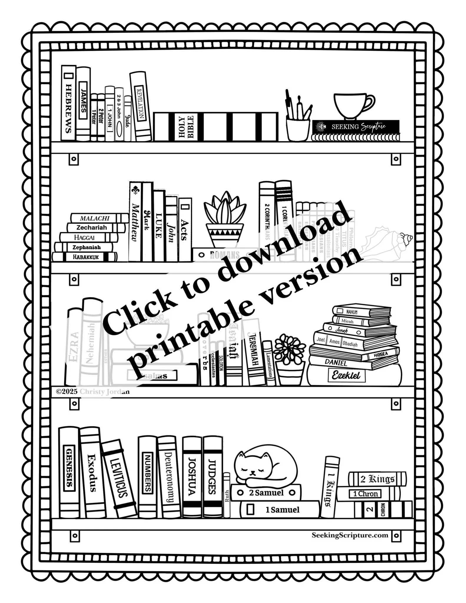 Seeking Scripture Reading Tracker
