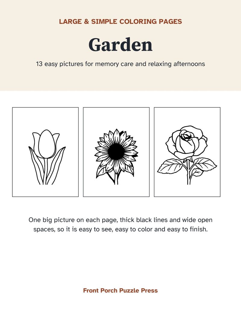 Senior Activities Printable