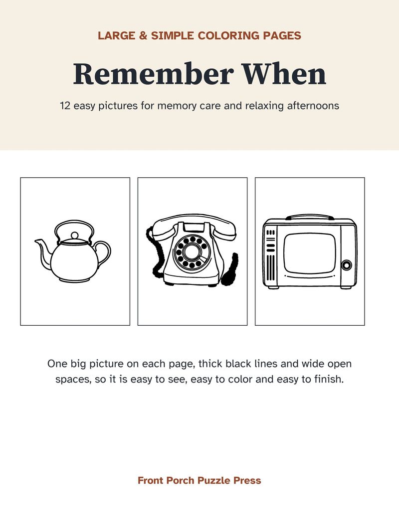 Senior Activities Printable