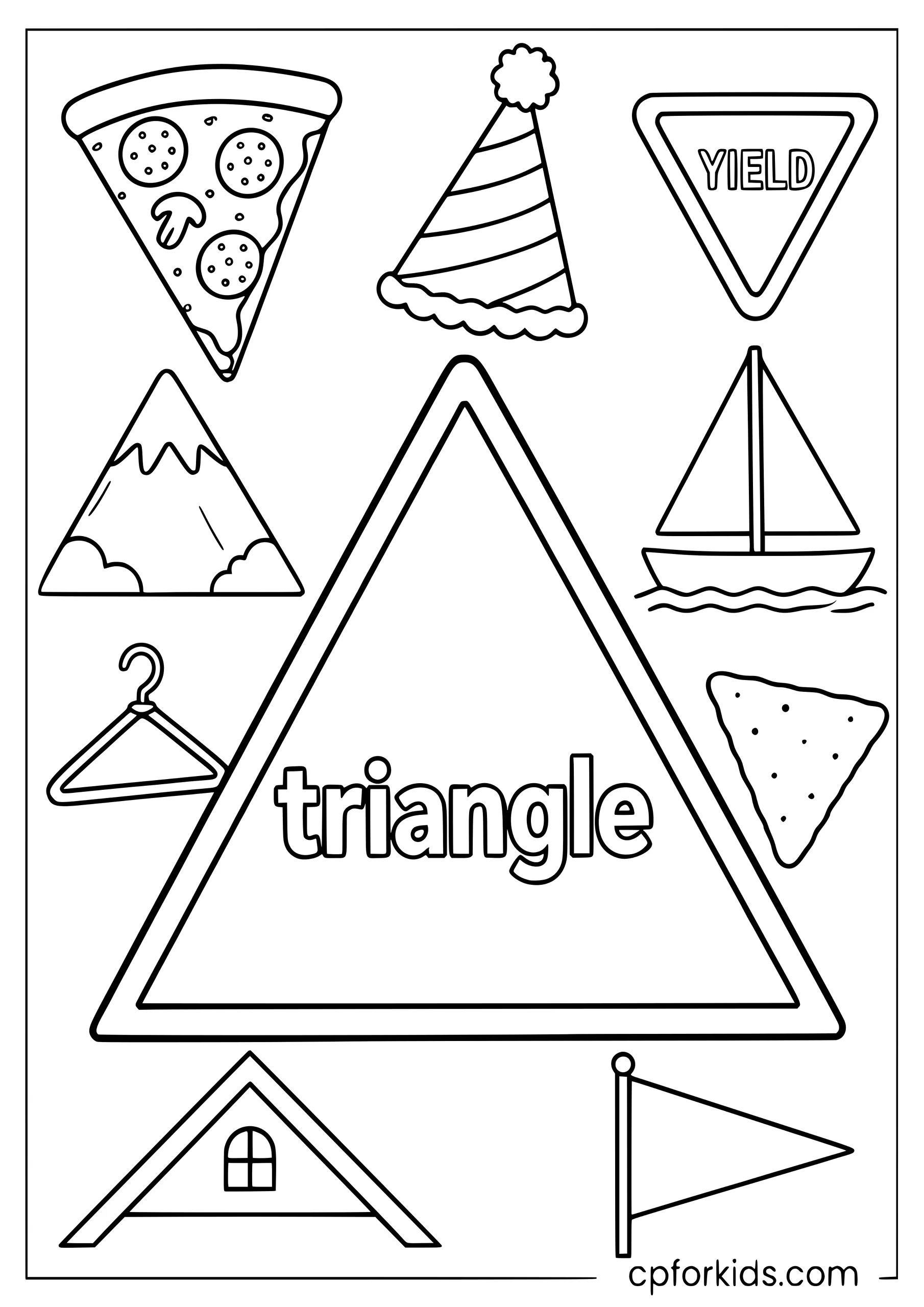 Shapes Coloring Pages