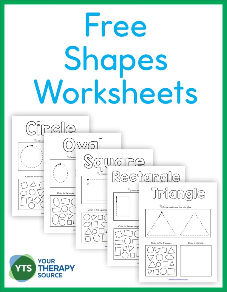 Shapes Worksheet Preschool Free Printables