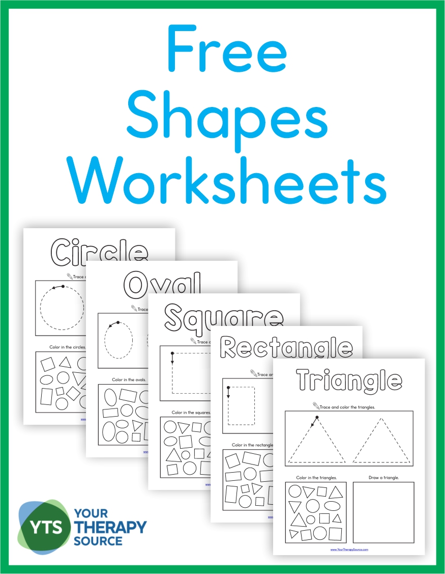 Shapes Worksheet Preschool Free Printables