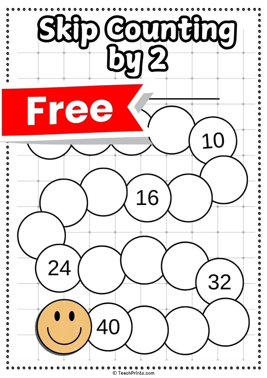 Skip Counting By 2 Worksheets