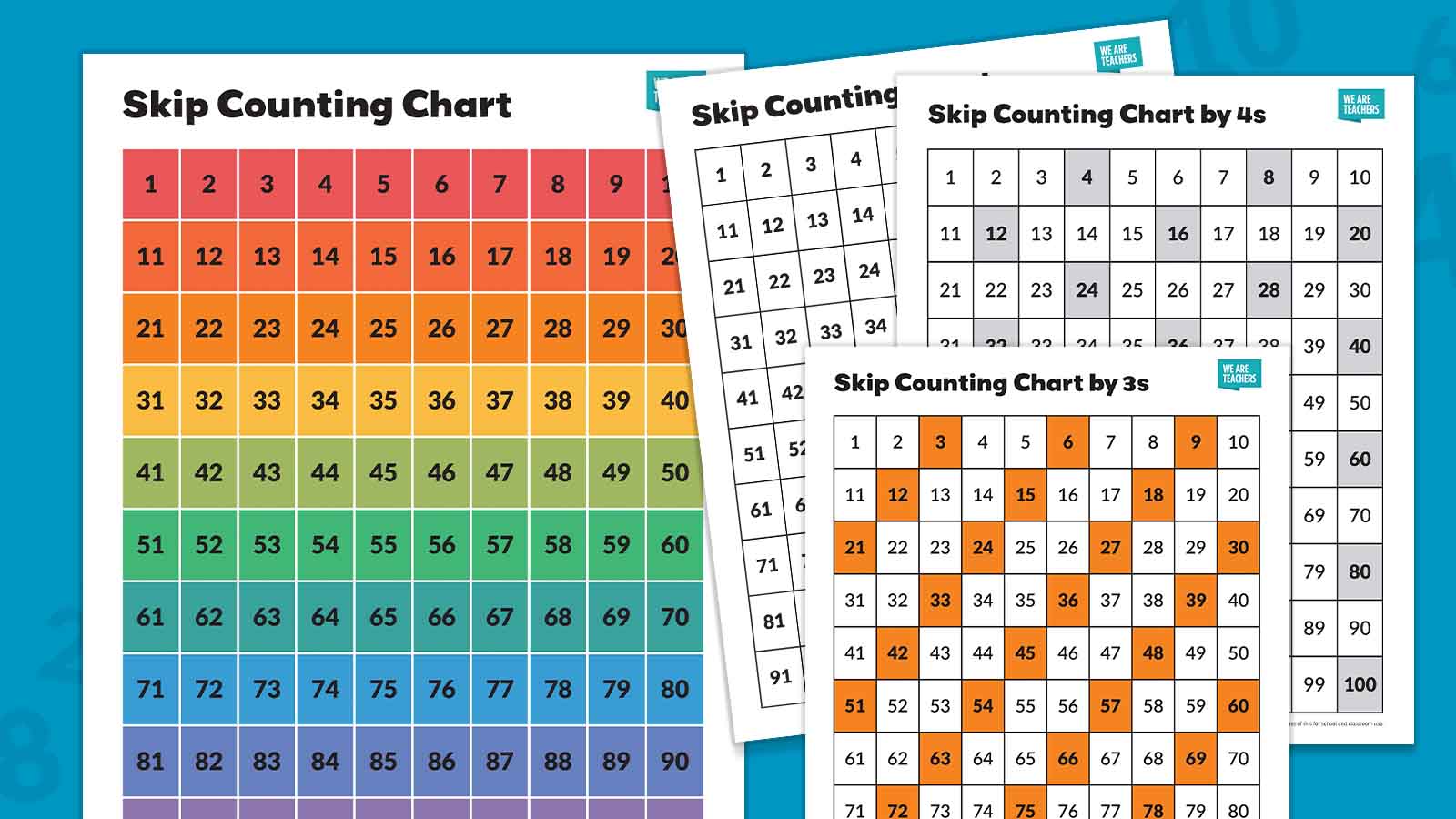 Skip Counting Chart