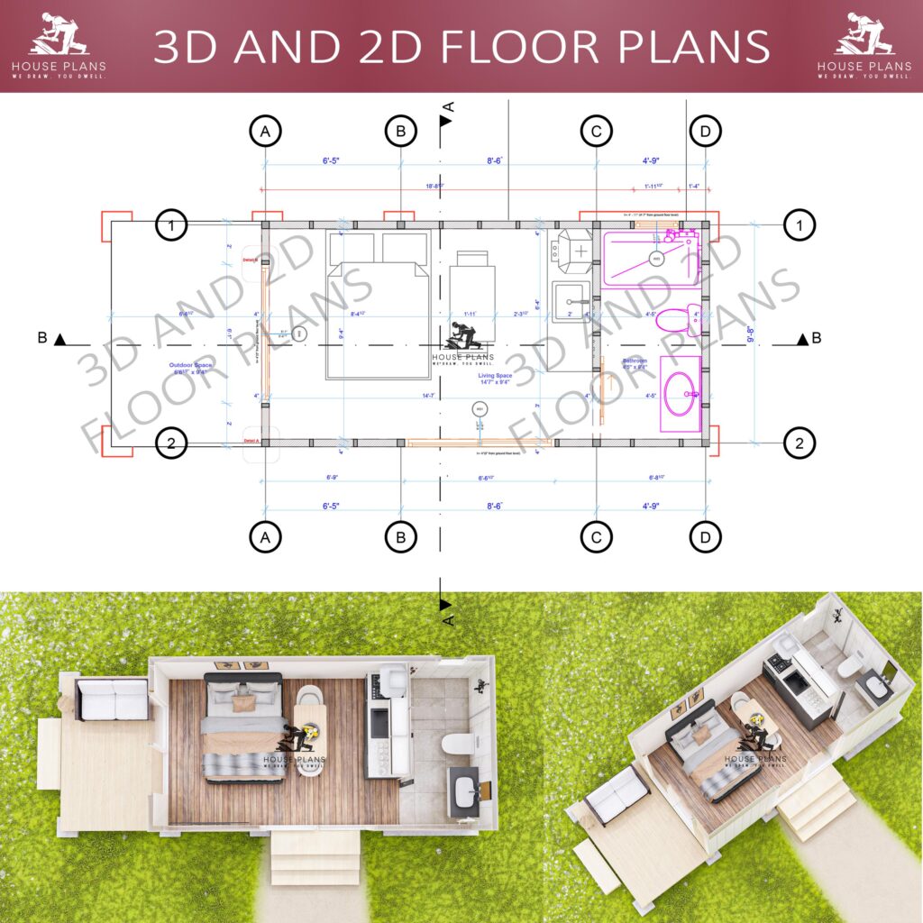 Small Cabin Diy 10x20 Tiny House Plans