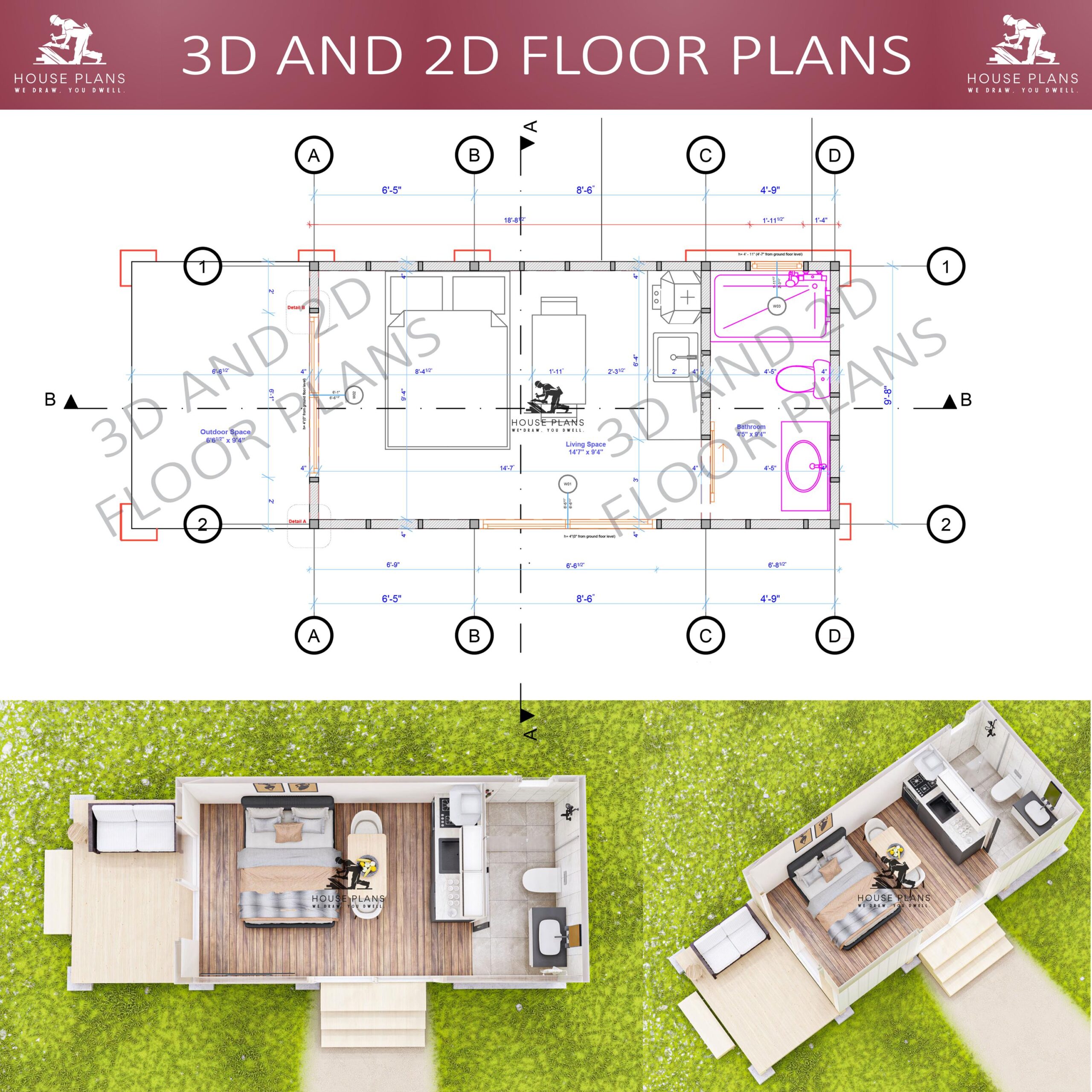 Small Cabin Diy 10x20 Tiny House Plans