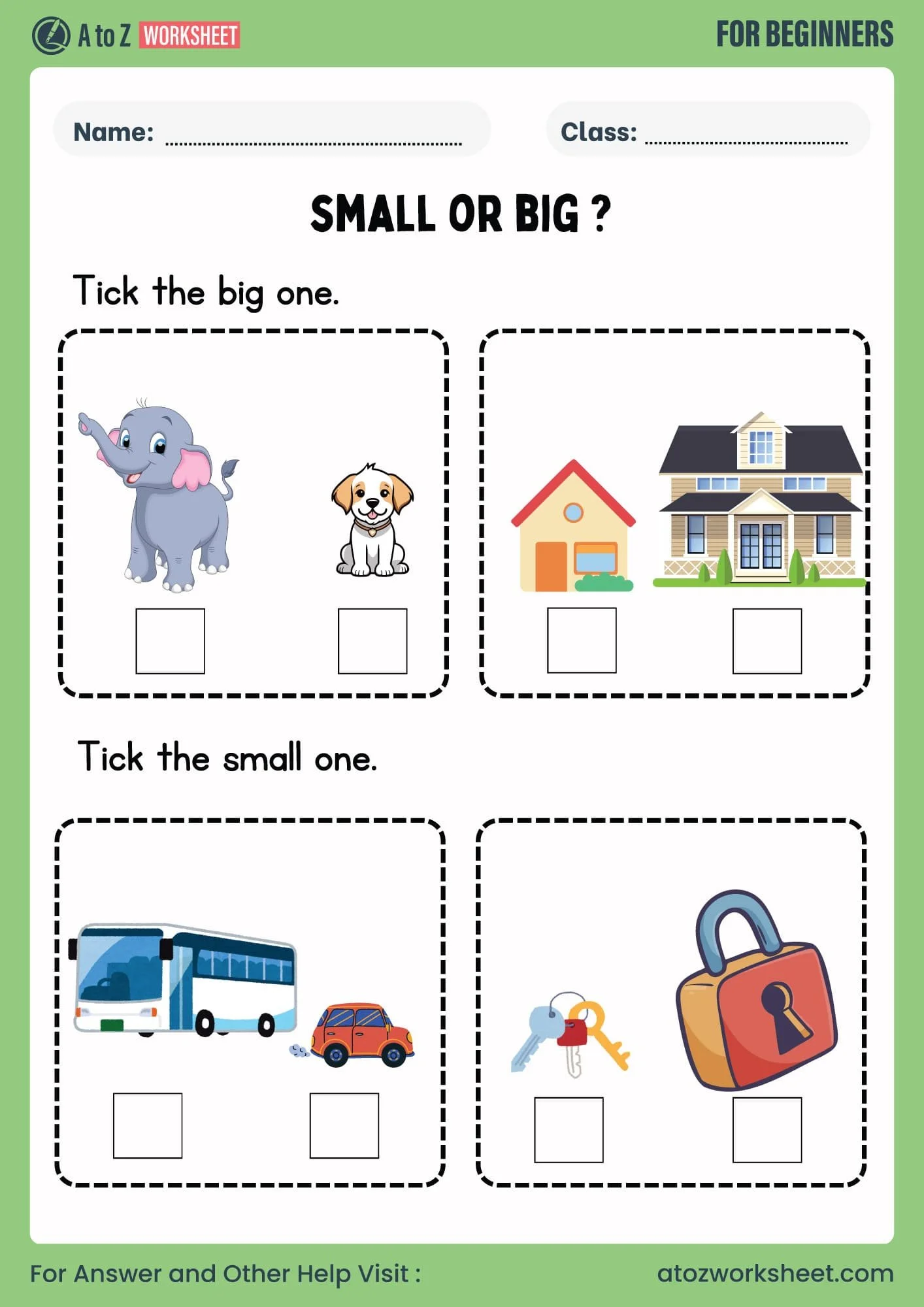 Sorting Worksheet