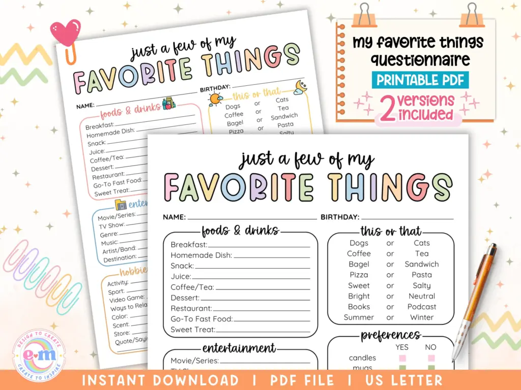 Staff Favorites Pdf
