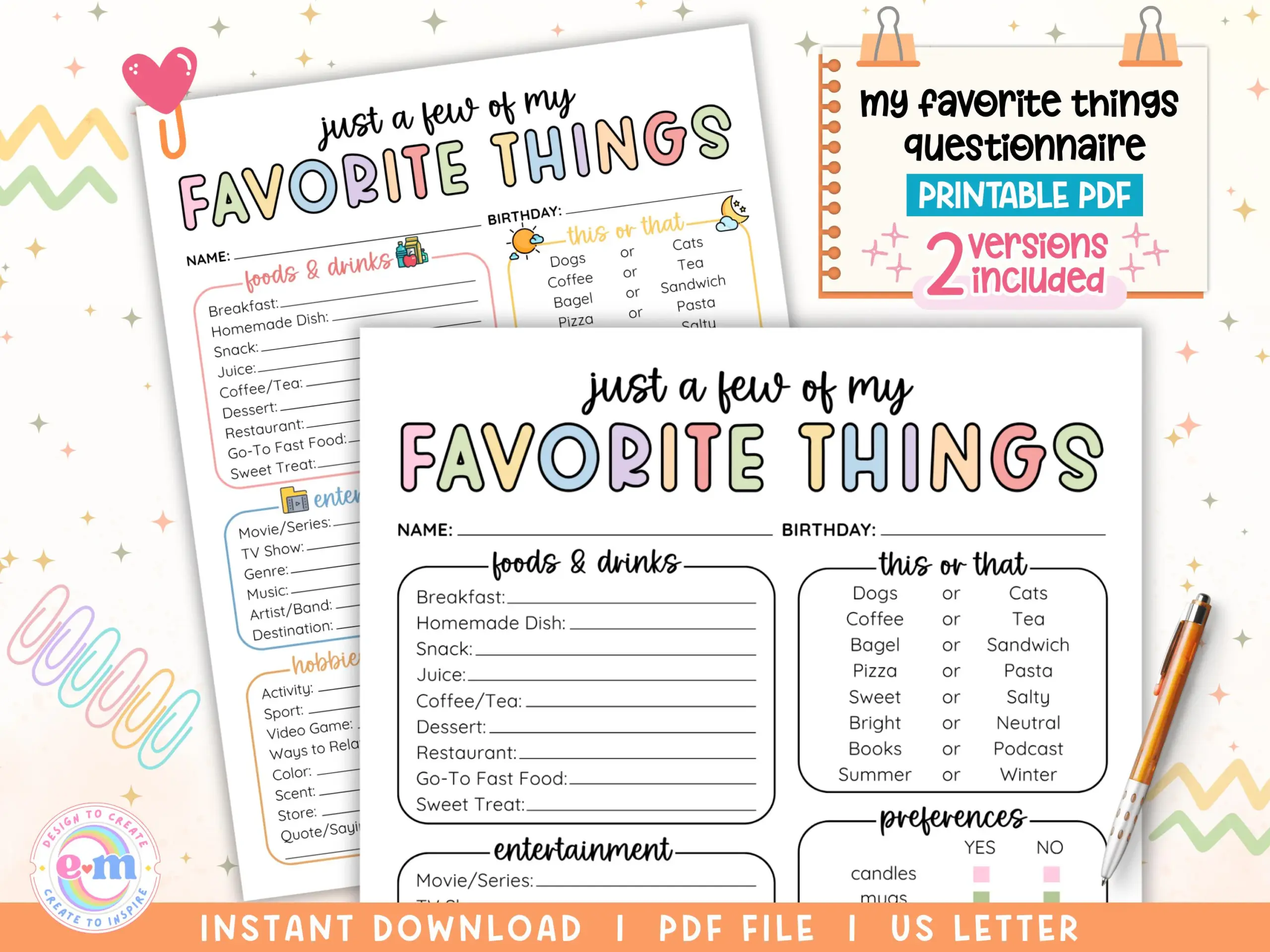 Staff Favorites Pdf