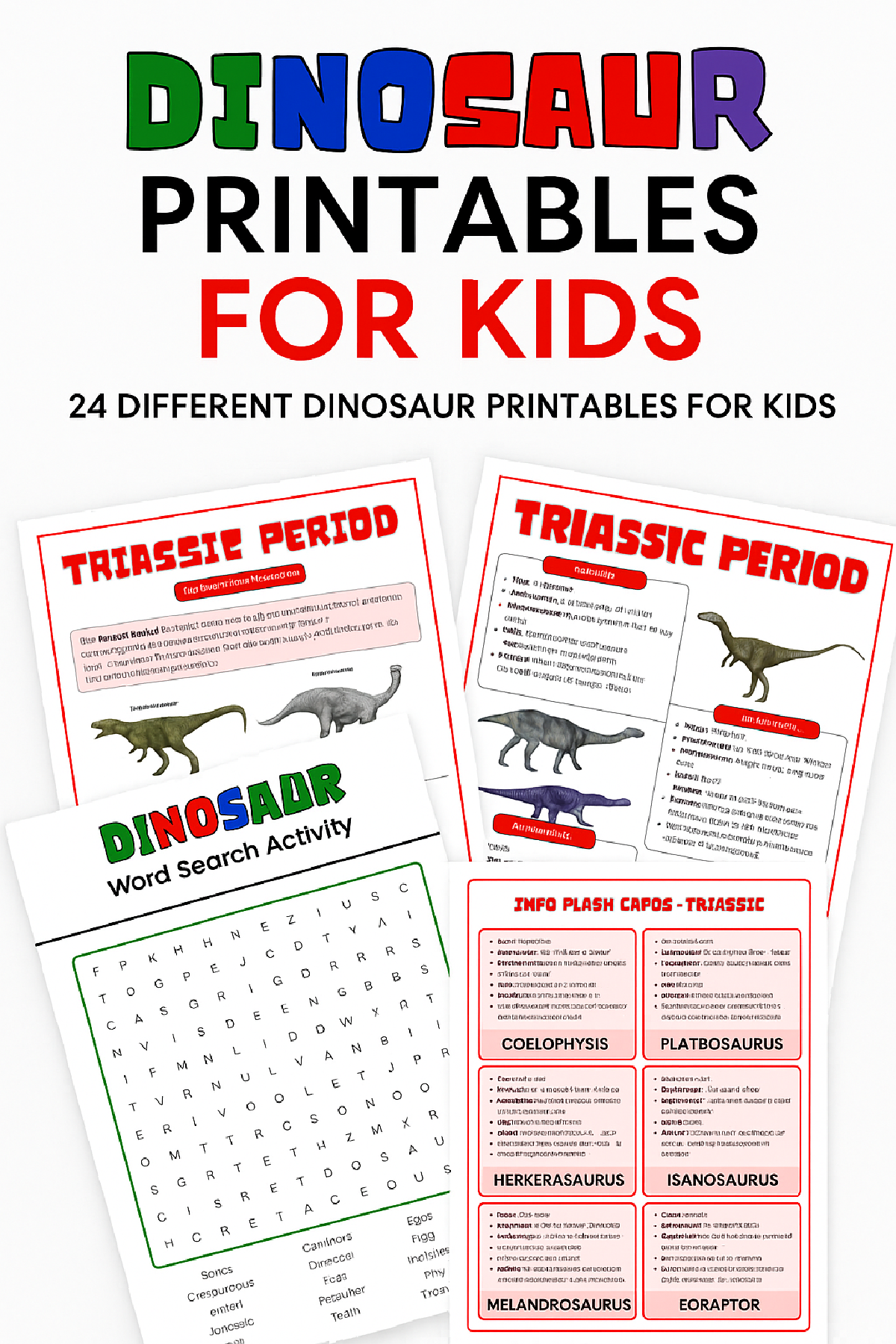 Stomp Into Learning With Free Dinosaur Printables