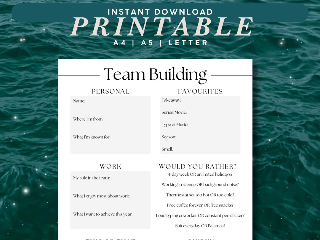 Team Building Icebreaker Employee
