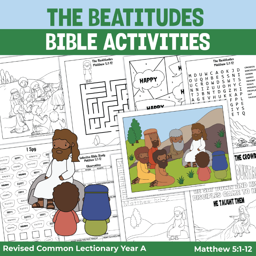 The Beatitudes Activity Pages
