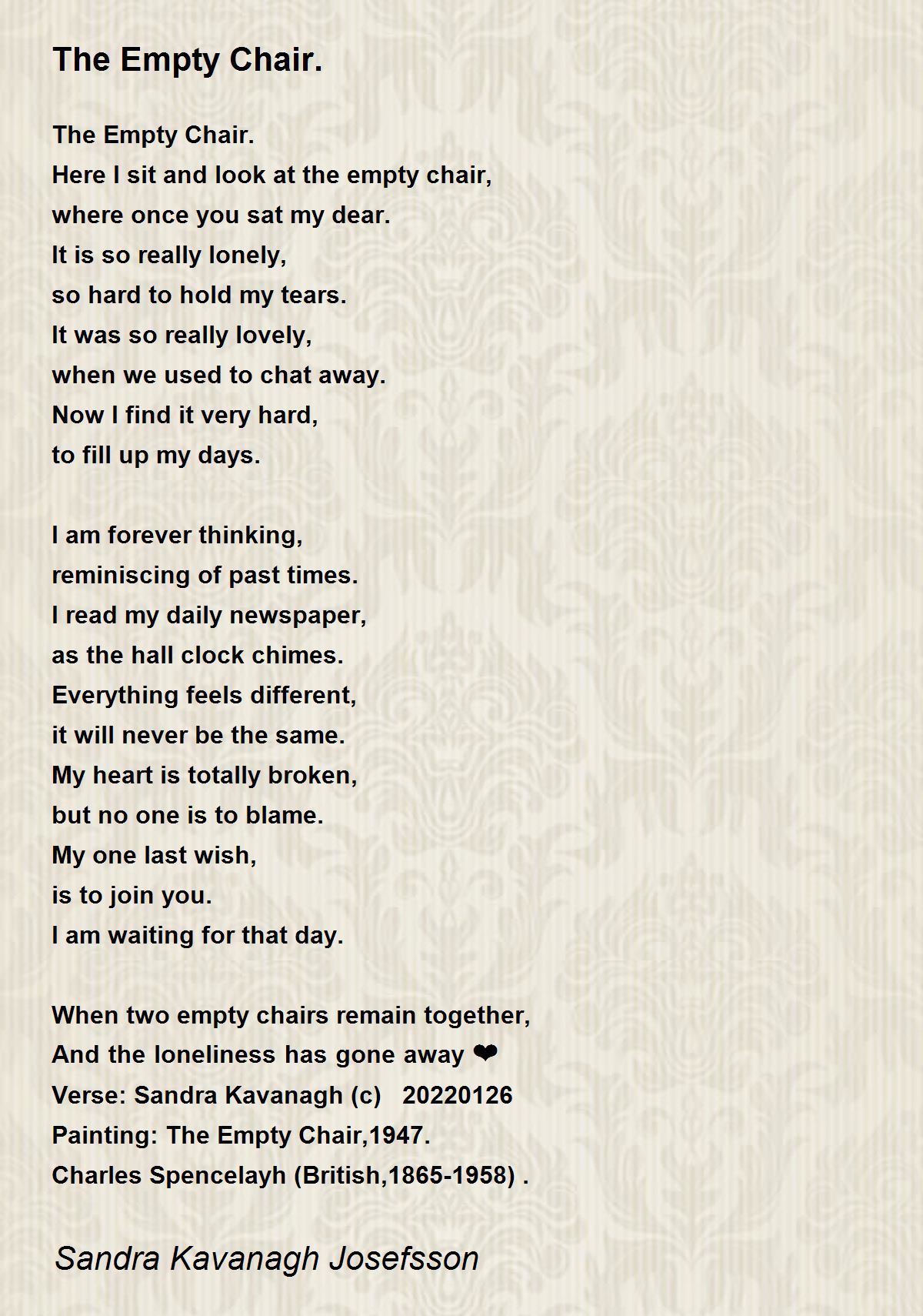 The Empty Chair 11