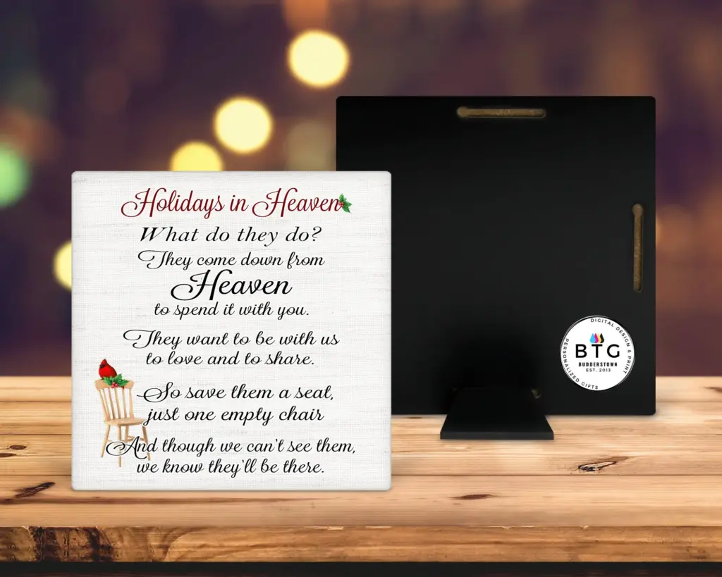 The Empty Chair Holidays In Heaven Loss
